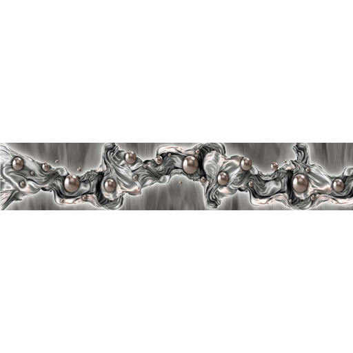 Кухонный фартук СЕРЕБРЯННЫЕ ЖЕМЧУЖИНЫ 6991